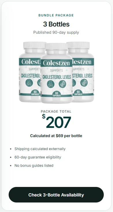 ColestZen 3 Bottle Price